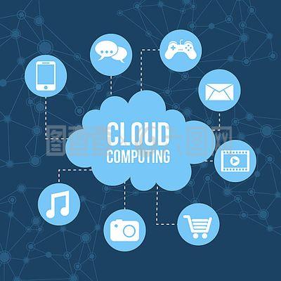 云計算與應用程序圖標 軟件云化的視覺與功能詮釋