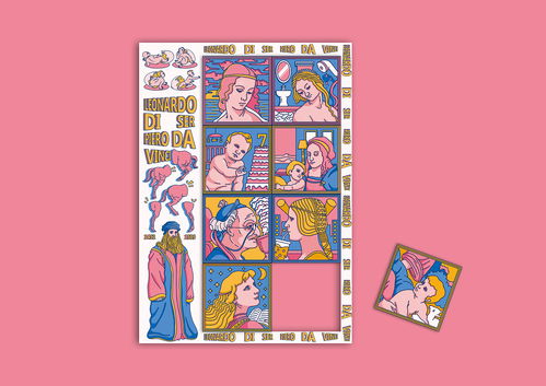 文藝復(fù)興大師達(dá) 芬奇主視覺及文創(chuàng)設(shè)計